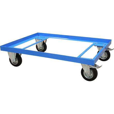 Carrello Porta Cassette Euronorm con Ruote Frenate - Tipo Grande