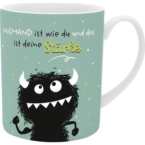 Tasse XL motif monstre, avec ruban cadeau (1/4)