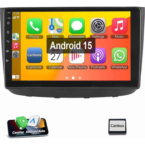 Autoradio Android 15 GPS CarPlay pour Mercedes Benz Vito Viano W639 2003-2014 1+32G