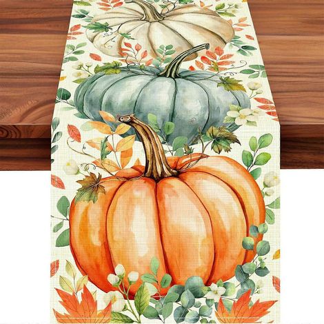 Nappe en lin réutilisable en tissu épais, motifs élégants pour buffets, comptoirs et événements, bleu (1/4)