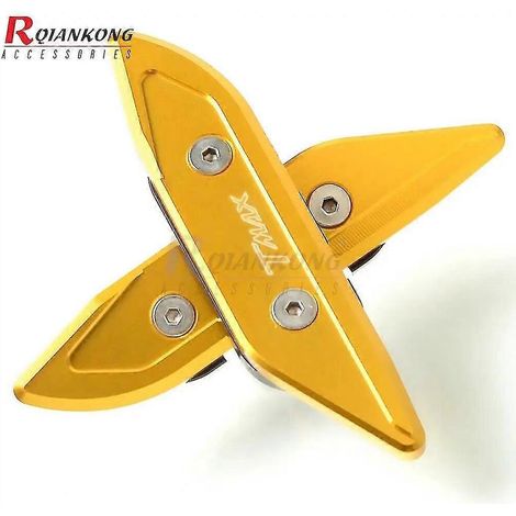 CNC-gefräste Aluminium-Seitenspiegel-Lochabdeckung für Yamaha T-Max 530 (2012–2017) – Gold (1/5)