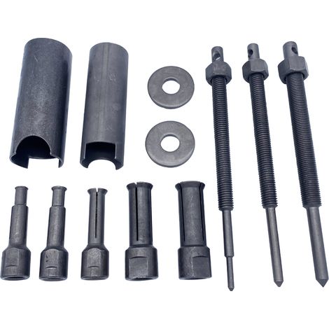 Lntyq Kit d'extraction de roulement intérieur de moto, ensemble d'outils de retrait d'extracteur de roulements internes avec clips ouverts de 5 tailles (9-23 mm). (1/5)