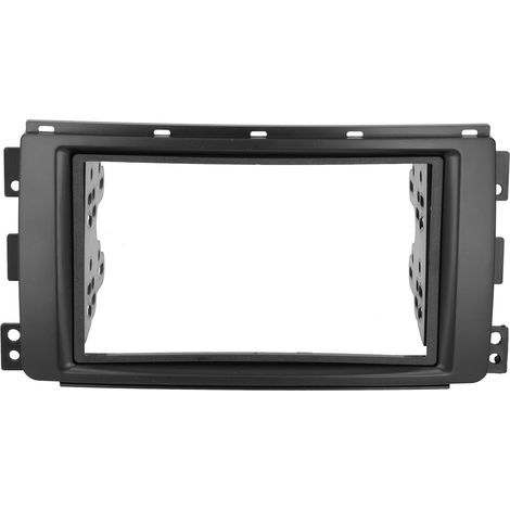 Système audio 2DIN pour voiture, radio, façade avant, lecteur CD, tableau de bord, garniture de remplacement pour SMART ForTwo 2007-2010 (1/5)