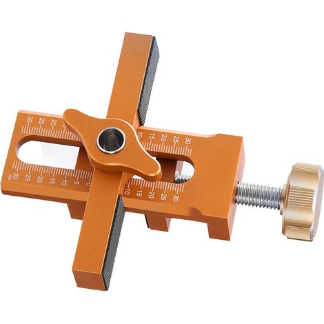 Gabarit de montage pour porte d'armoire, en alliage d'aluminium épais, avec mèches de 6 mm, 8 mm et 10 mm (1/5)