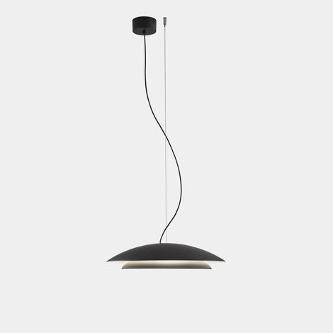 Sospensioni Noway Big LED 24.5 SW 2700-3000-4000K PHASE CUT Nero 813lm
