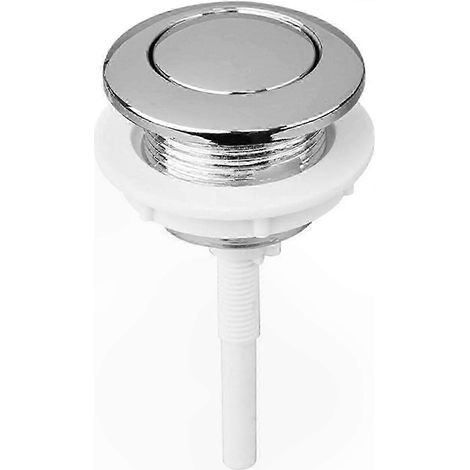 Bouton poussoir WC à chasse unique avec réservoir d'eau intégré, mécanisme de chasse fiable, commande simple par bouton, cuvette sanitaire compacte, installation facile, équipement de salle de bain du (1/5)