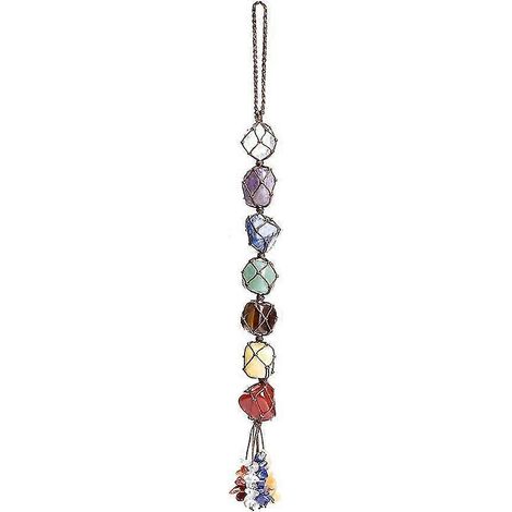 Ornements de fenêtre en cristal faits à la main pour voiture, 7 chakras, décoration intérieure, ornements Feng Shui, yoga et méditation (1/5)
