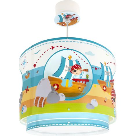 Lustre Chambre Lampe Suspension Plafonnier Pour Enfants, Island Île Des Pirates, 60652M, E27 (1/5)