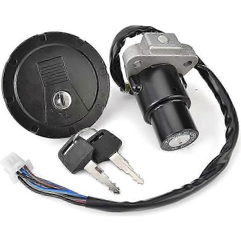 Kit de bouchon de gaz de carburant, interrupteur d'allumage, pour Kawasaki KMX 125 200 KL KLR 250 SZRH AF (1/5)