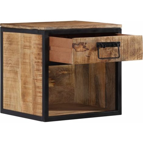 Maison Exclusive - Comodino 40x35x40 cm in Legno Massello di Mango (1/5)