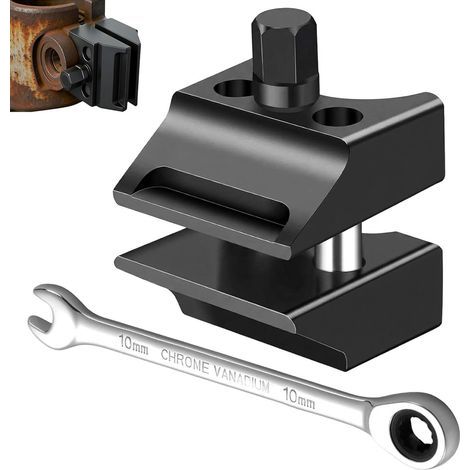 Moyeu de Jambe de Force, Jambe de Suspension en Acier, Outil Suspension pour Jambe, Ecarteur Amortisseur, Séparateur De Jambe De Suspension De Voiture, pour Voiture, Outillage mecanique Auto (1/5)