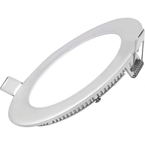Kit de finition pour luminaire encastré, plafonnier monobloc à LED blanche 24 W/4 W, pour salle de bain ou garage. (1/5)