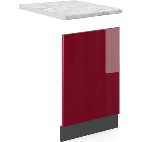 Pannello frontale R-Line, Rosso, 45 cm , PL Marmo, Vicco