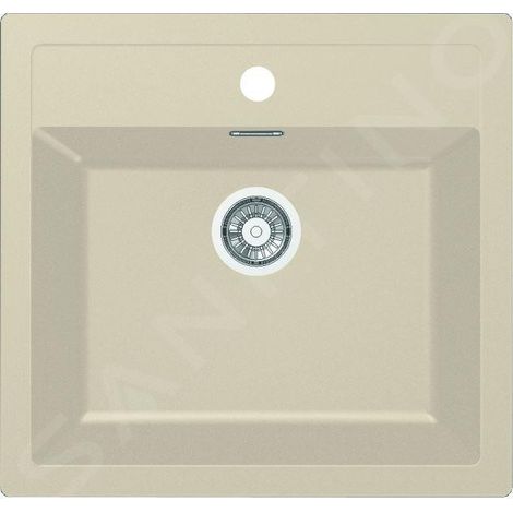 Franke Sirius - Évier en tectonite SID 610, 560x530 mm, beige 143.0670.894 (1/4)