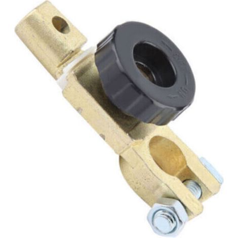 Type de bouton de borne de liaison de batterie automatique de voiture interrupteur de coupure matre isolateur de déconnexion (noir) (1/3)