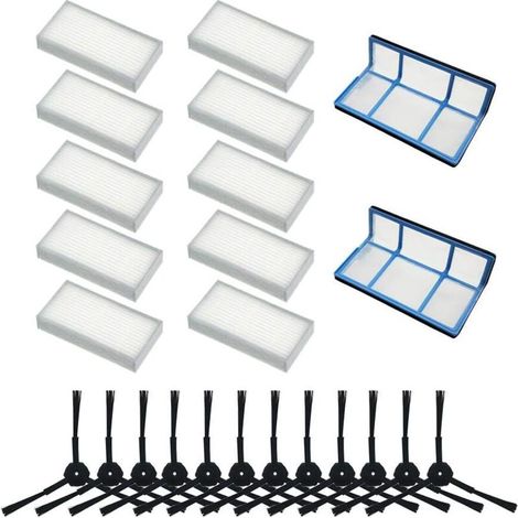 Filtre à poussière primaire brosse latérale Filtre Hepa efficace pour aspirateur robot ilife v5 v5s V3 V3s v5pro V50 V55 x5 v5s pro robot aspirateur (1/5)