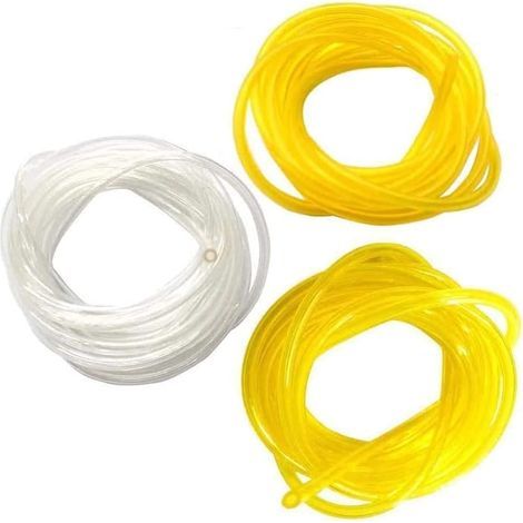 3 Lot de 1 mètres Tuyau Durite d'essence (3mm x 5mm, 2.5mm x 5mm, 2.5mm x 3mm) pour Souffleur Coupe-bordure Tronçonneuse Debroussailleuse Poulan Craftman Stihl Husqvarna Walbro Zama