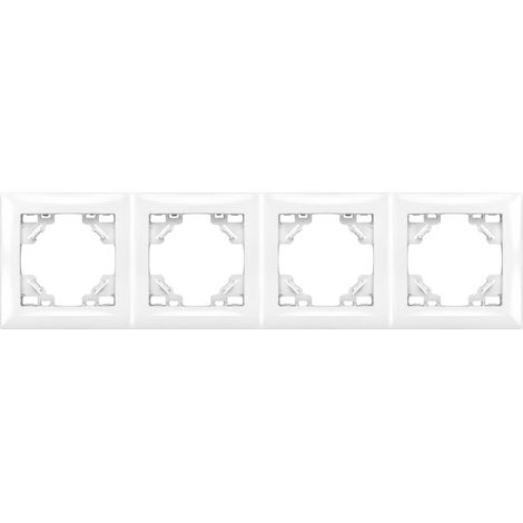 Toolight Vierfachrahmen Für Steckdosen Oste Jnh016-4f White (1/5)