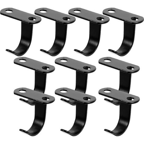 10 crochets plafond, inox, pour dressing et salle de bain (1/5)