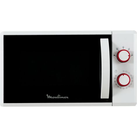 Moulinex MO20MSWH micro-onde Rouge, Blanc Micro-onde simple Comptoir 20 L 800 W (1/2)