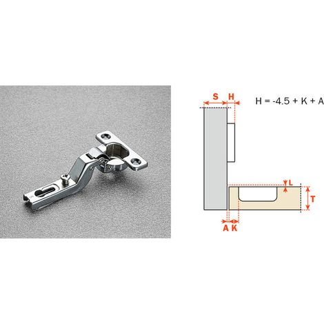 SALICE CERNIERA MINI C6A7S99 COLLO MEDIO 9  94 GRADI Q.TA 25