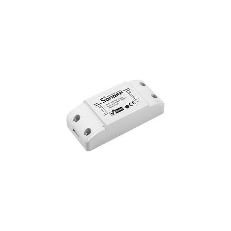 Interruttore WiFi intelligente Basic R2, compatibile con Alexa/Google Home, controllo remoto e automazione dei dispositivi. (1/5)