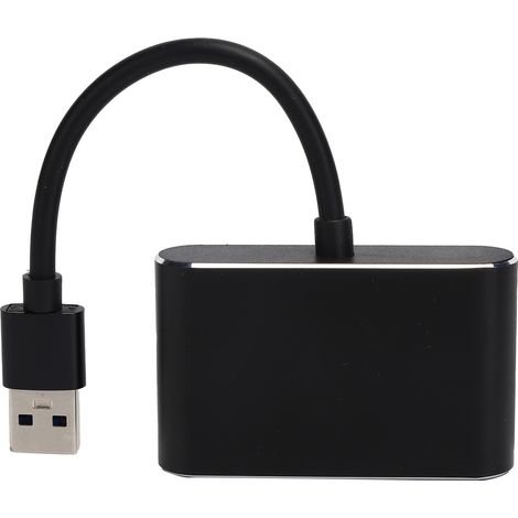 Adaptateur USB 3.0 vers HDMI + VGA Double Sortie Convertisseur Vidéo 1080P pour PC (1/5)