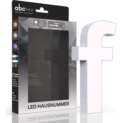 LED Hausnummer - f - CCT 12V 2700K/4000K/6500K (1/5)