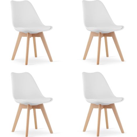 Chaise Mark blanche x 4 (1/5)