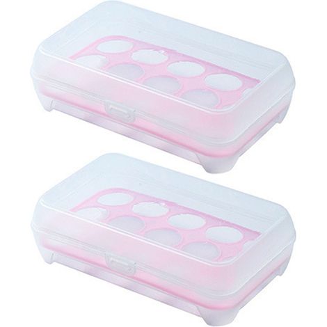 Boîte De Rangement Pour Œufs - Support Pour 8 Œufs En Plastique PP - Pour Réfrigérateur Cuisine Camping Pique-Nique (1/5)