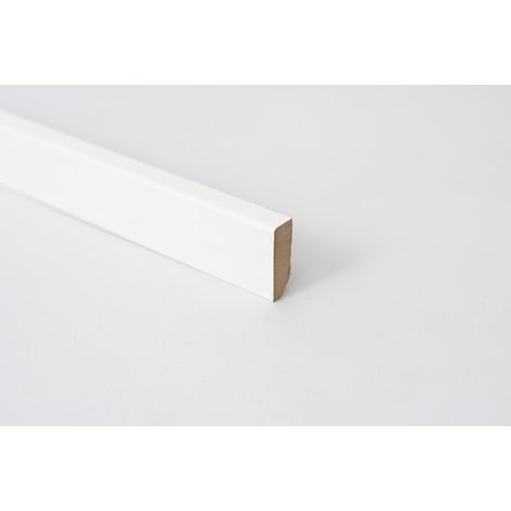 BATTISCOPA  40X14 MM MDF 240 CM BIANCO- 10,0 pz