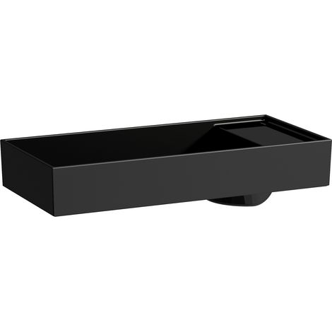 Bac à lavabo KARTELL 750x350mm avec bras ou ÜL ou HL noir (1/3)