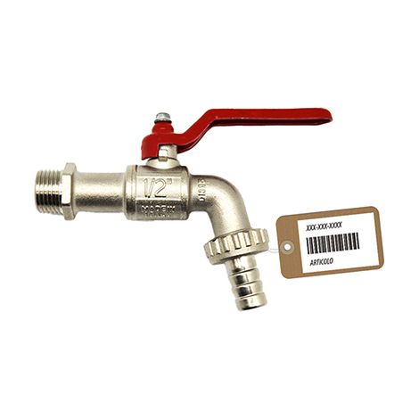 RUBINETTO A SFERA CON PORTAGOMMA F-BRICO- 3/4  DN 14  PN 16- FAIDF- pezzi 1