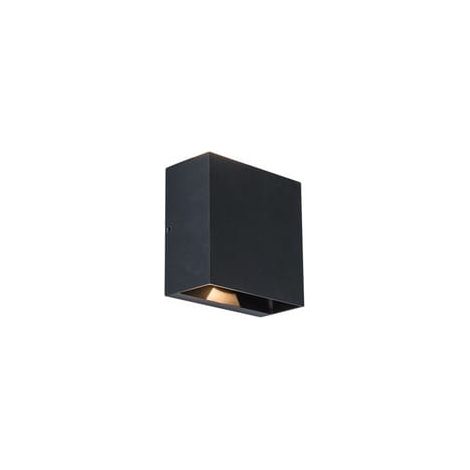 Applique esterno Lutec Gemini Beams nero LED 10W 3000K (1/5)
