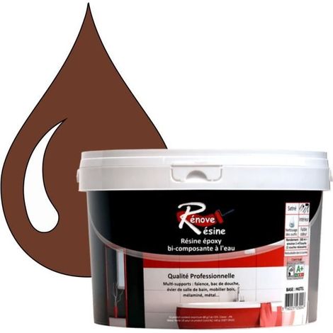 Peinture Résine 0.5L - RAL 8002 - Brun de sécurité - Mat - Monocouche (1/4)