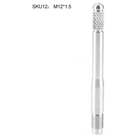 royaluxe-Goupille de positionnement de pneu outil d'alignement de retrait de montage de roue acier inoxydable M12 UniversalSilver M12 x 1.5 (1/5)