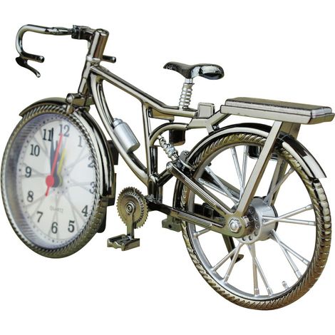 Réveil de Table en forme de vélo avec chiffres arabes Vintage, nouvelle décoration créative pour maison, jardin, salle de bureau, artisanat
