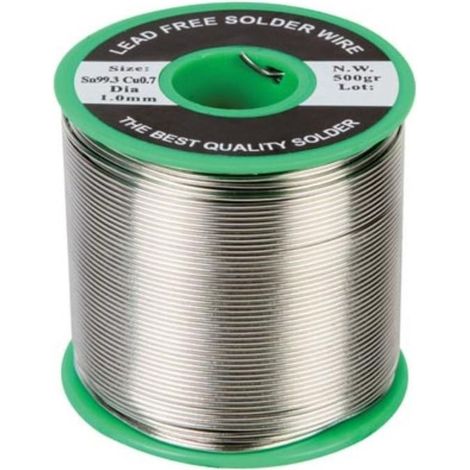 Fil De Soudure - Sans Plomb Sn99.3 Cu0.7 - Diamètre 1 Mm - Bobine 500 G (1/2)