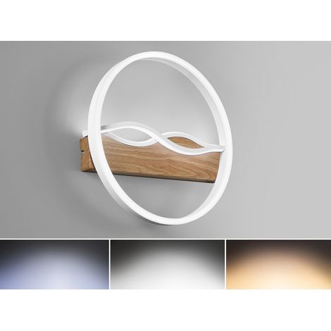 LED Deckenleuchte und Wandleuchte HAWAII in Weiß, 3 Lichtfarben, Ø 40cm