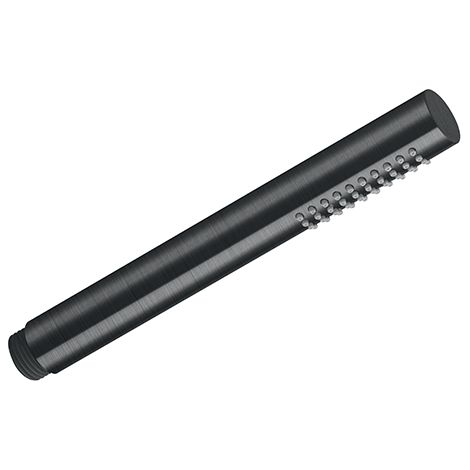 Douchette monojet laiton STYLO ronde - Chromé noir brossé - Cristina Ondyna (1/2)