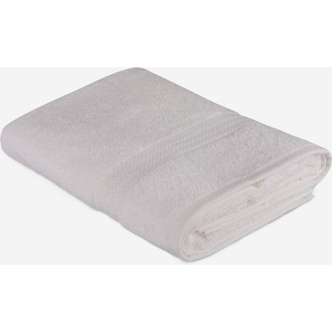 Serviette de bain en coton 70x140 cm Rainbow Telo - Blanc (1/5)