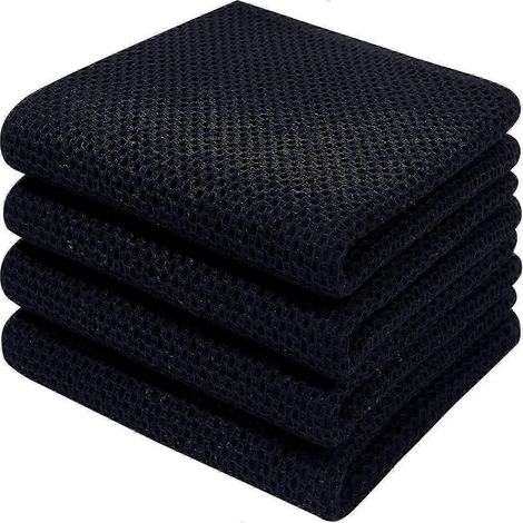 Lot de 6 torchons en éponge 100 % coton de qualité supérieure (34 x 73 cm), ultra-absorbants et munis d'une boucle de suspension. (1/5)
