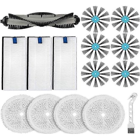 Accessoires de rechange pour aspirateur robot Spinwave Hard Floor Expert (modèles 3115/EV675) : filtre à tambour et serpillière. (1/5)