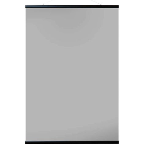 Kit de Fixation Magnétique en Bois pour Poster Vertical Porte-Affiche avec Cintres, Baguettes et Tringles, 61 cm (1/5)
