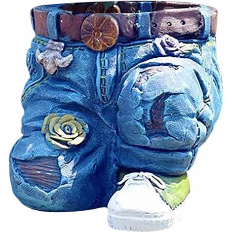 Jardinière de jardin style western, un style unique pour la décoration florale, qui ajoute une touche moderne à votre espace. (1/4)