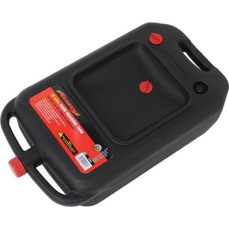 Heavy Duty 10 Litre 10L Car Van Oil Water Drain Draining Fluid Tank Container (1/4)