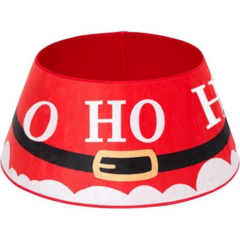 Jupe de sapin de Noël décorative avec ornement coloré et motif dessin animé pour la maison et les fêtes de Noël, B (1/5)