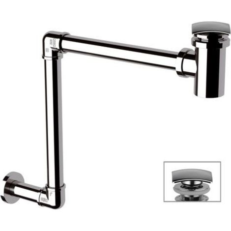 Sifone salvaspazio con piletta click-clack quadra (1/3)