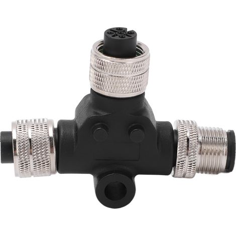 Connecteur Tee NMEA 2000 M12 5 Broches IP67 Étanche pour Réseaux Lowrance (1/5)