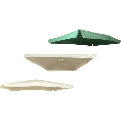 TELO PER OMBRELLONE RETTANGOLARE 3 x 4 - bianco  - LIF